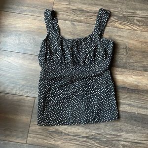 Ann Taylor polka dot tank top